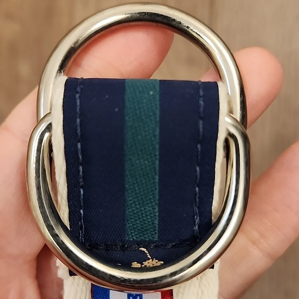 Vintage YRI Ribbon Belt Champion Hills Club Golf Country Club Preppy size Medium